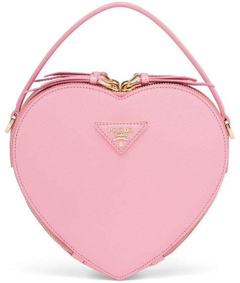 pink heart prada bag|prada heart mini pouch.